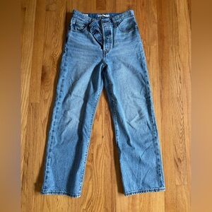 Levi’s Ribcage High Waist Ankle Straight Jean